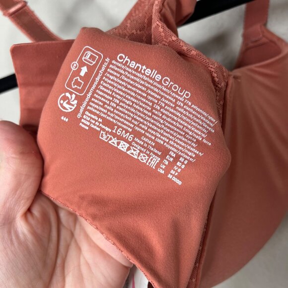 Chantelle Womens Norah Chic Comfort Flex Peach T-Shirt Bra 36G 16m6 - Picture 6 of 10